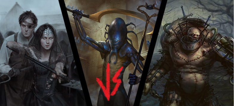 Commander Showdown — The Scarab God vs Gisa and Geralf vs Grimgrin