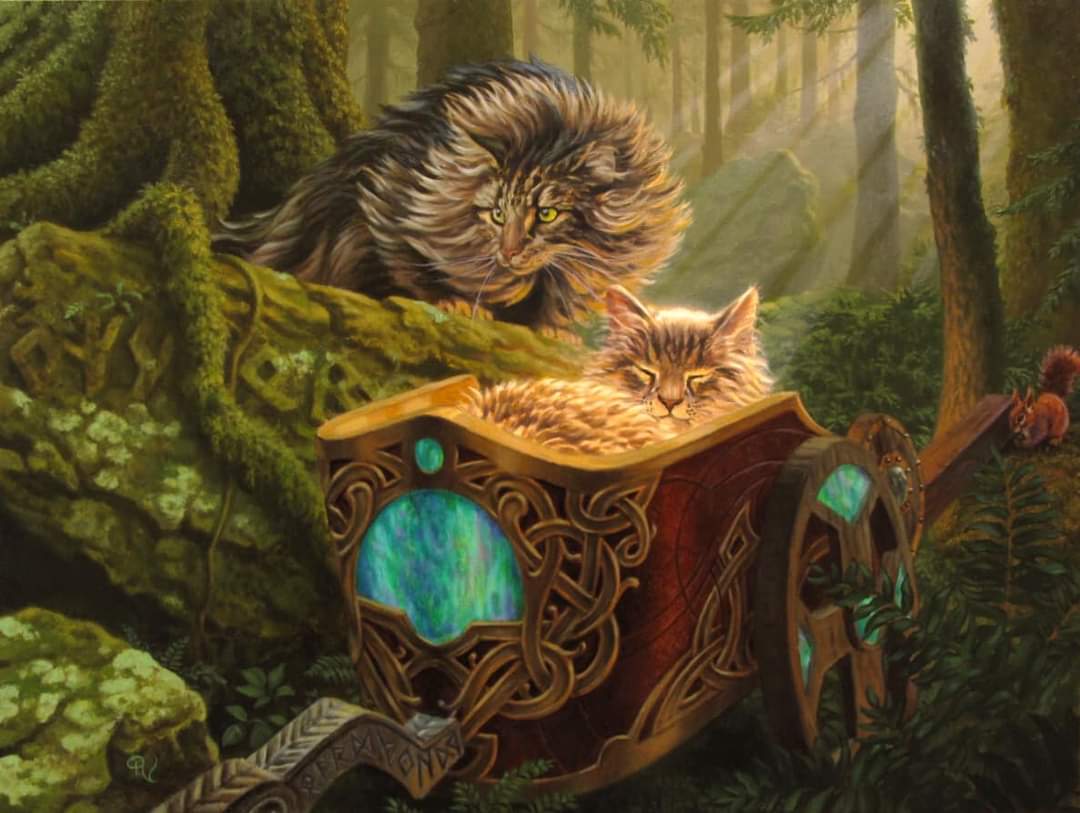 Esika's Chariot. Illustrated by Raoul Vitale. Image credit: Wizards of the Coast