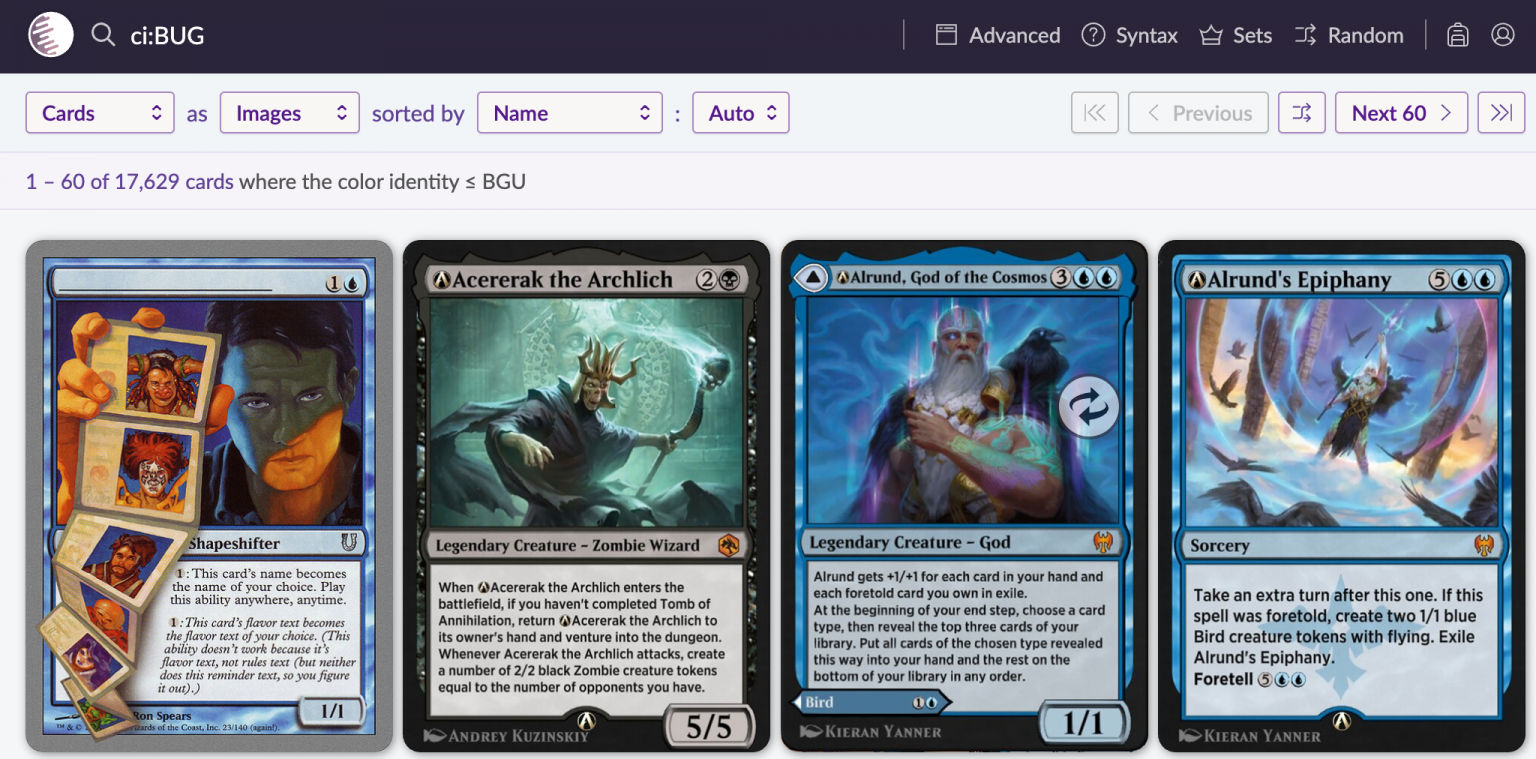 Guide to Scryfall Syntax | EDHREC