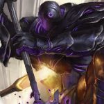 Bitter Triumph, a promo card from the Edge of Eternities play season. Illustrated by Aaron J. Riley. Image credit: Wizards of the Coast