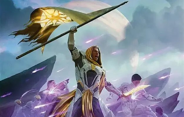 Background image for Deathtouch and First Strike With Syr Vondam, the Lucent