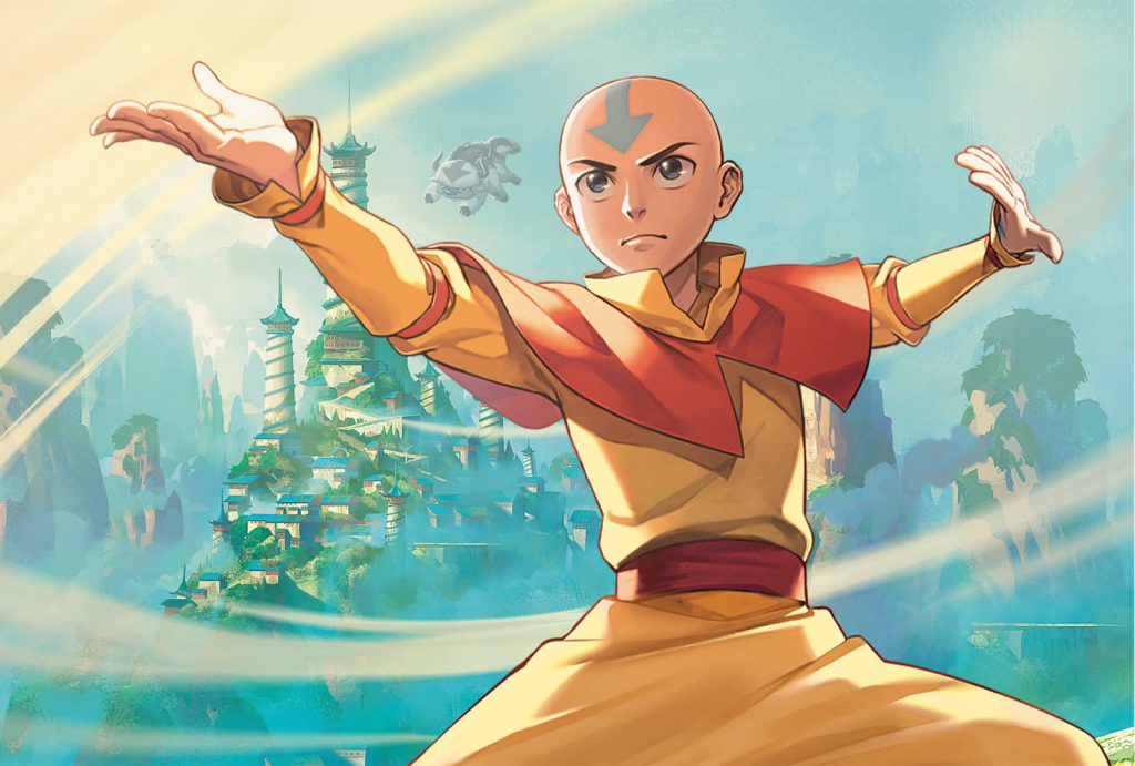 Background image for Aang, Airbending Master Commander Deck Tech