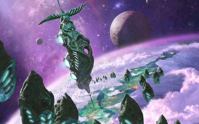 Background image for Top 10 Creatures That Can Sacrifice Lands for Hearthhull, the Worldseed