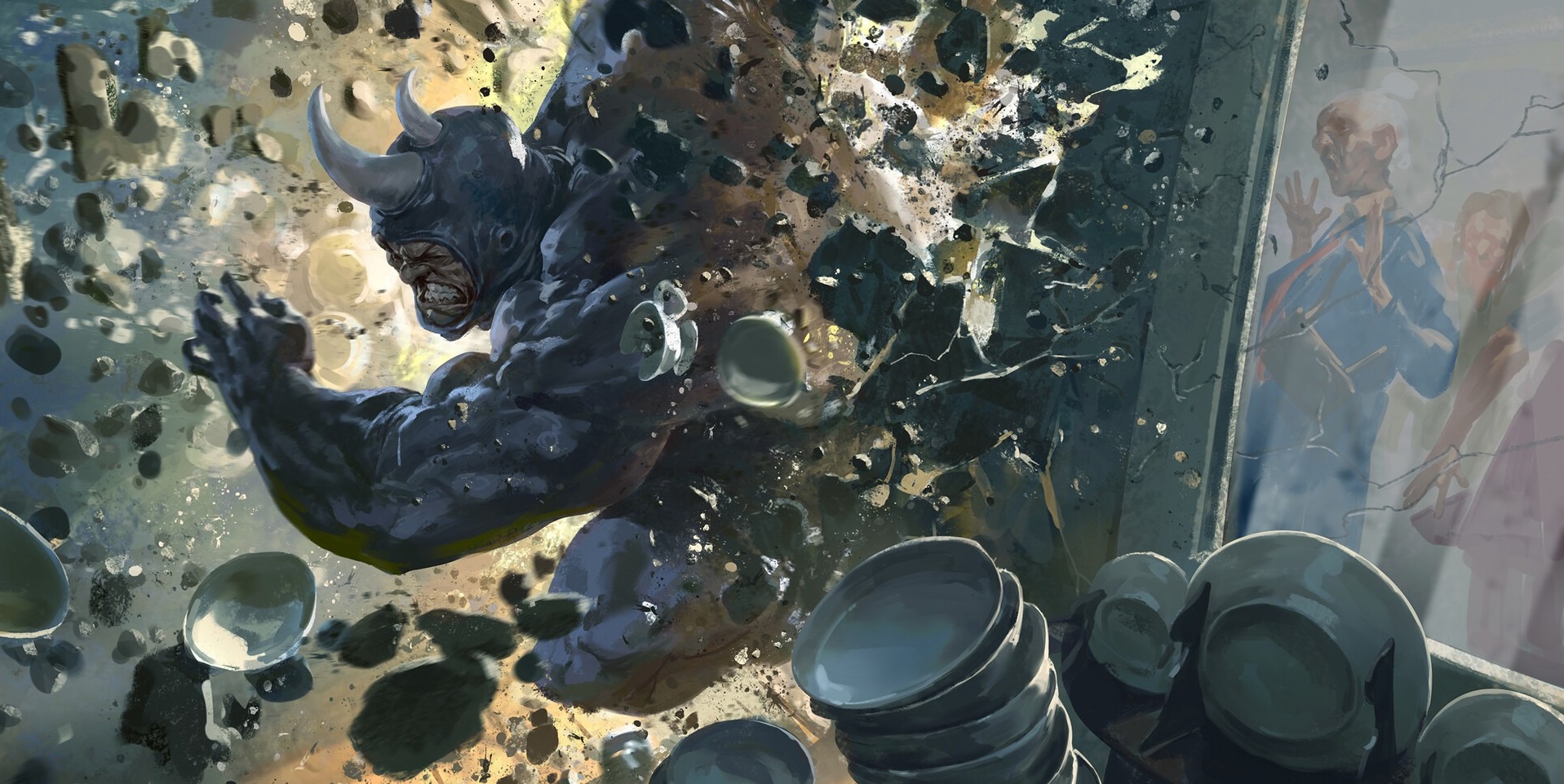 Rhino, Barreling Brute Deck Tech