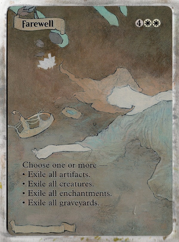 The work-in-progress shot of an alter of Farewell. Image credit: Eric Klug