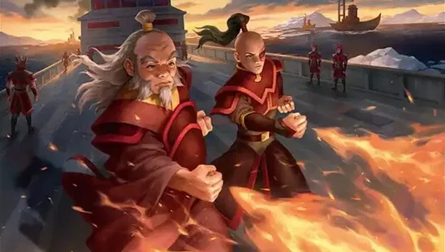 Background image for Iroh, Firebending Instructor Commander Deck Tech