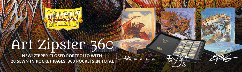 Dragon Shield Art Zipster line of binders
