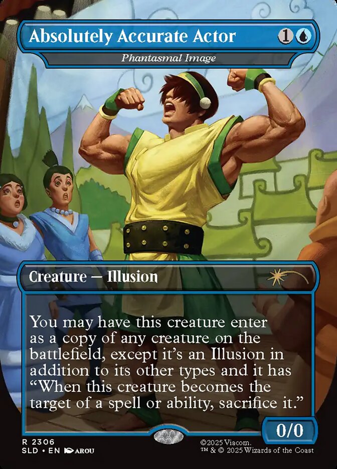 Phantasmal Image as "Absolutely Accurate Actor". Image credit: Wizards of the Coast and Viacom
