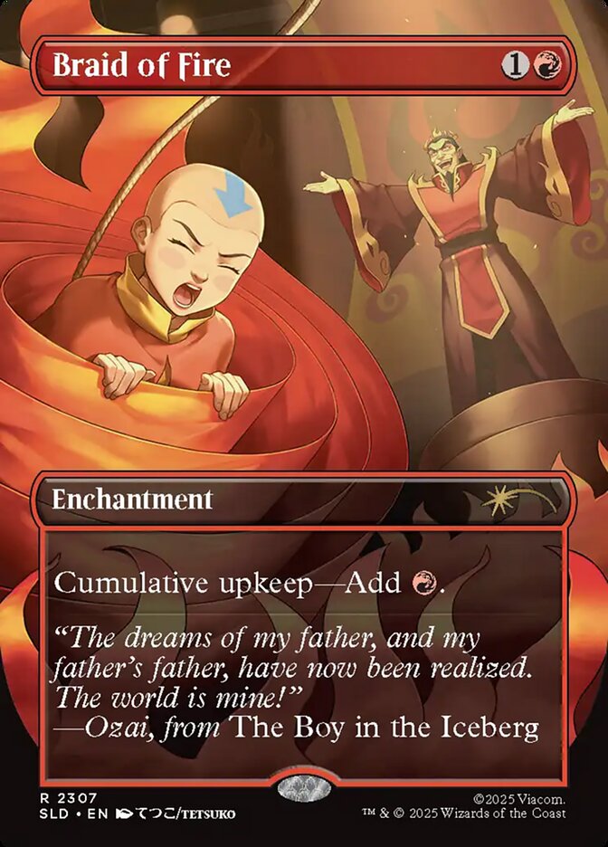 Braid of Fire. Image credit: Wizards of the Coast and Viacom