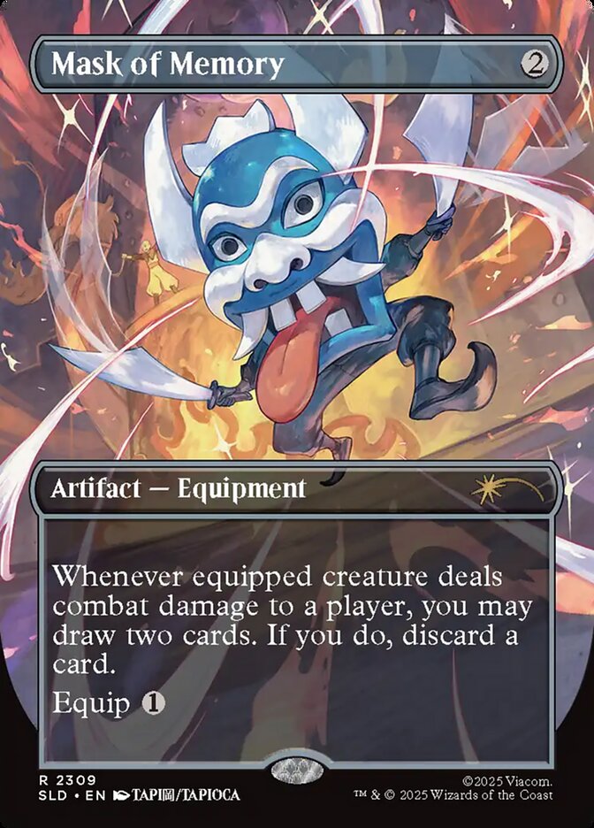 Mask of Memory. Image credit: Wizards of the Coast and Viacom