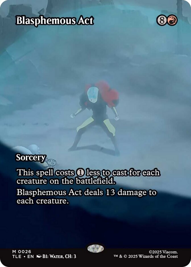 Blasphemous Act. Image credit: Wizards of the Coast and Viacom