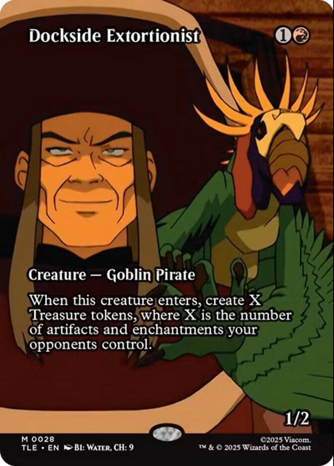 Dockside EXtortionist. Image credit: Wizards of the Coast and Viacom