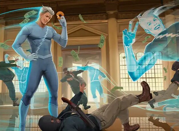 Running the Table With Just One Mana, With Quicksilver, Brash Blur